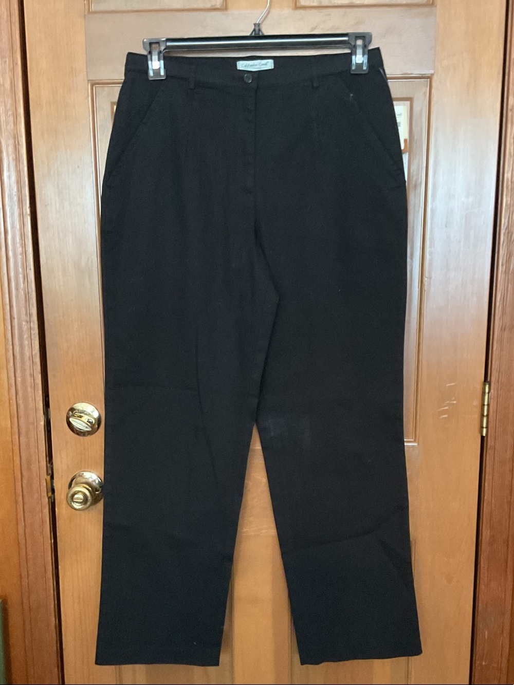 Coldwater Creek Black Brook Stretch Twill Pants